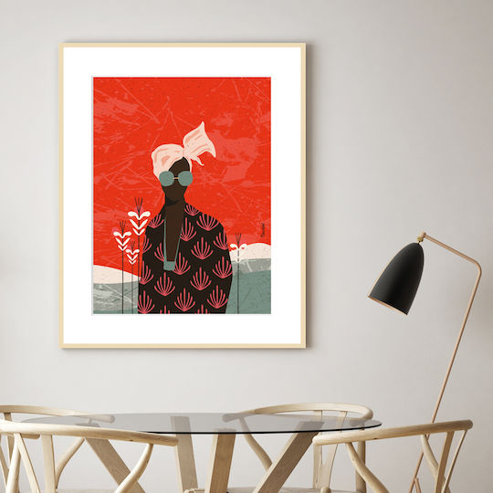 Melanin Afro Beauty Frame Paper 20x30cm