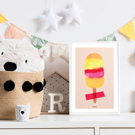 Sweet Summer Stuck Rahmen Papier 20x30cm
