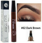 Τρίχα-τρίχα Bleistift für Augenbrauen Brown