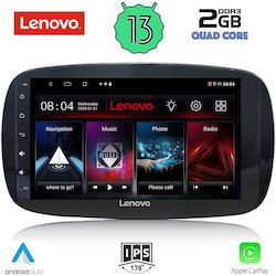 Lenovo Car-Audiosystem für Smart FürZwei 2016> (Bluetooth/USB/WiFi/GPS/Apple-Carplay/Android-Auto) mit Touchscreen 9"