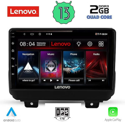 Lenovo Car-Audiosystem für Jeep Wrangler 2018> (Bluetooth/USB/WiFi/GPS/Apple-Carplay/Android-Auto) mit Touchscreen 9"