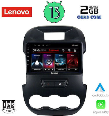 Lenovo Car-Audiosystem für Ford Ranger 2011-2015 (Bluetooth/USB/WiFi/GPS/Apple-Carplay/Android-Auto) mit Touchscreen 9"