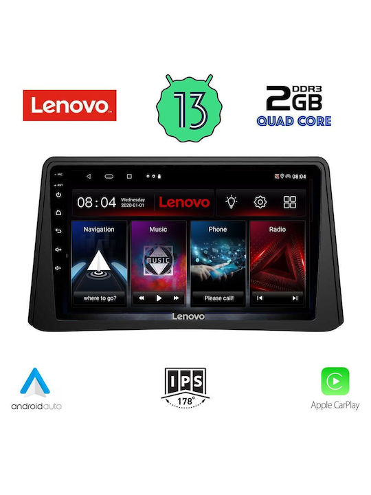 Lenovo 4496_cpa Ηχοσύστημα Αυτοκινήτου για Opel Mokka 2012-2015 (Bluetooth/USB/WiFi/GPS/Apple-Carplay/Android-Auto) με Οθόνη Αφής 9"