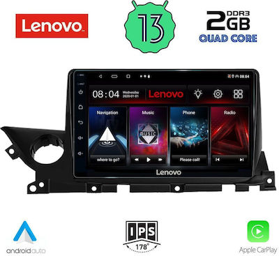 Lenovo Ηχοσύστημα Αυτοκινήτου για Mazda 6 2021> (Bluetooth/USB/WiFi/GPS/Apple-Carplay/Android-Auto) με Οθόνη Αφής 9"