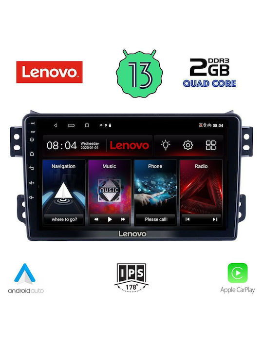 Lenovo Sistem Audio Auto pentru Opel Agila Suzuki Afișare 2008> (Bluetooth/USB/WiFi/GPS/Apple-Carplay/Android-Auto) cu Ecran Tactil 9"