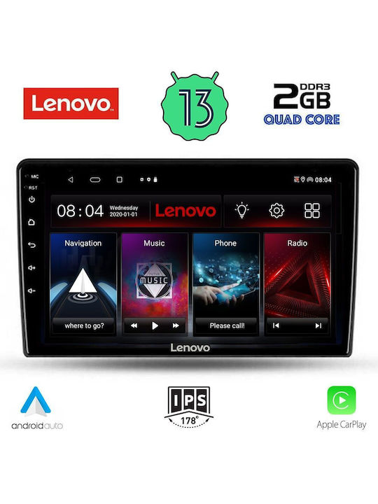 Lenovo Car-Audiosystem für Ssangyong Rexton 2002-2006 (Bluetooth/USB/WiFi/GPS/Apple-Carplay/Android-Auto) mit Touchscreen 9"