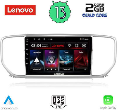Lenovo Car-Audiosystem für Kia Sportage 2018> (Bluetooth/USB/WiFi/GPS/Apple-Carplay/Android-Auto) mit Touchscreen 9"