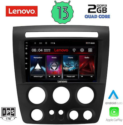 Lenovo Car-Audiosystem Hummer H3 2005-2009 (Bluetooth/USB/WiFi/GPS/Apple-Carplay/Android-Auto) mit Touchscreen 9"