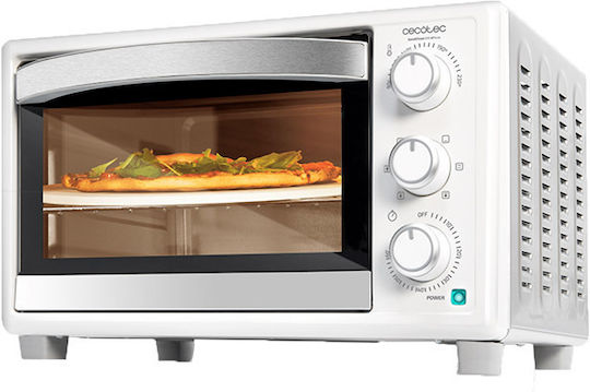 Cecotec Bake & Toast 2600 4Pizza Ηλεκτρικό Φουρνάκι 26lt Χωρίς Εστίες με Αέρα Λευκό