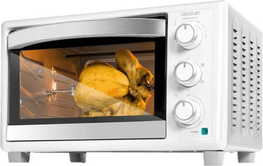 Cecotec Bake & Toast 3090 Gyro Electric Countertop Oven 30lt No Burners Hot Air White