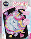 Книга за оцветяване с числа Curious Craft Sequin Sparkles Unicorn Magic