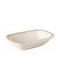 By Bone Tessera Serving Bowl made of Porcelain Beige 14x9.5cm 12pcs