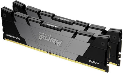 Kingston Fury Renegade 16GB DDR4 RAM mit 2 Modulen (2x8GB) und Geschwindigkeit 3200 für Schreibtisch