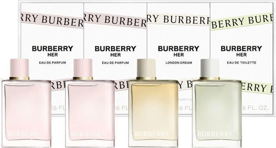 Burberry Her Γυναικείο Σετ με Eau de Parfum και Mini Άρωμα 4τμχ