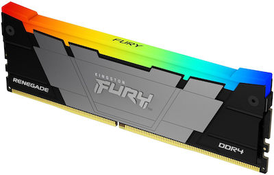 Kingston Fury Renegade Rgb 16GB DDR4 RAM με Ταχύτητα 3600 για Desktop