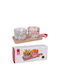 Excellent Houseware Set Christmas Bowls Wooden Brown 3pcs