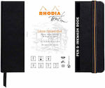 Rhodia Notizbuch A5 mit Stifthalter Schwarz