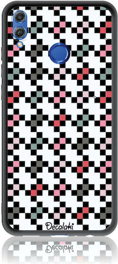 Pattern Tetris Back Cover Silicon Multicolor (Honor 8X)