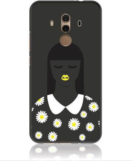 African Beauty Daisy Girl Umschlag Rückseite Silikon Mehrfarbig (Huawei Mate 10 Pro)