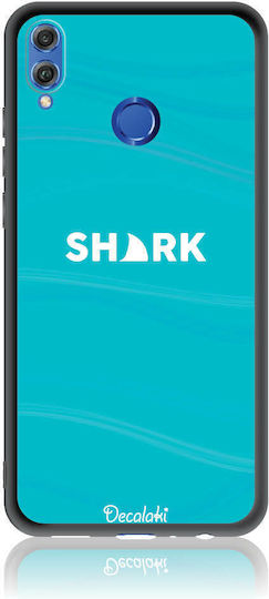 Shark Back Cover Silicon Multicolor (Honor 8X)