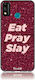 Eat Pray Slay Umschlag Rückseite Silikon Mehrfarbig (Honor 9X Lite)