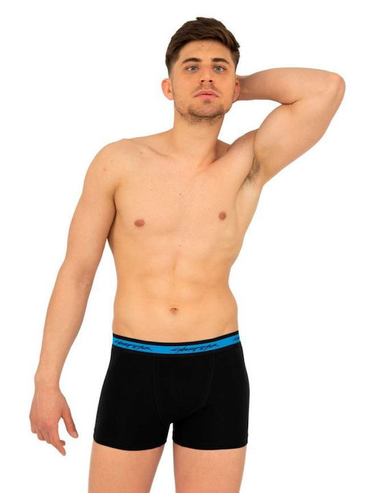 Comfort Herren Boxershorts Schwarz 1Packung