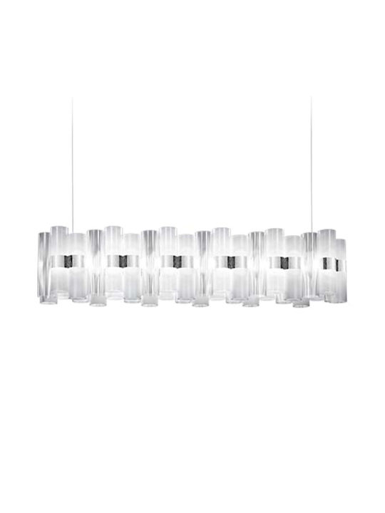 Slamp Pendant Light LED Rail with Warm White Light Gray