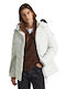 Pepe Jeans W E1 Drop Women's Short Puffer Jacket for Winter White
