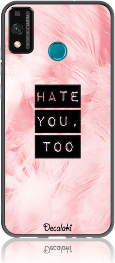 Hate You Too Sweetie Back Cover Silicon Multicolor (Honor 9X Lite)