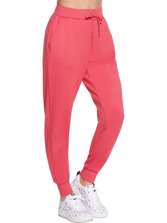 Skechers Pantaloni de Trening cu elastic Roșu