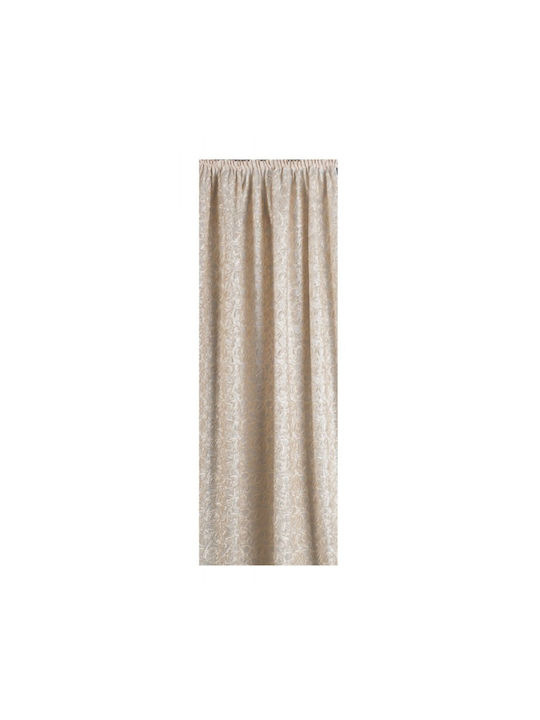 Omega Home Перде с Плик с Писалка 230 Бежова 145x270см
