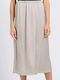 American Vintage Midi Rock in Gray Farbe