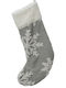 Christmas Decorative Gray Socks