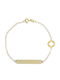 Senzio Belibasakis Kinderarmband ID aus Gold 9K