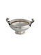 SilverBrand.gr Декоративна купа Silver С Поднос Сребрист 16x12см 1бр