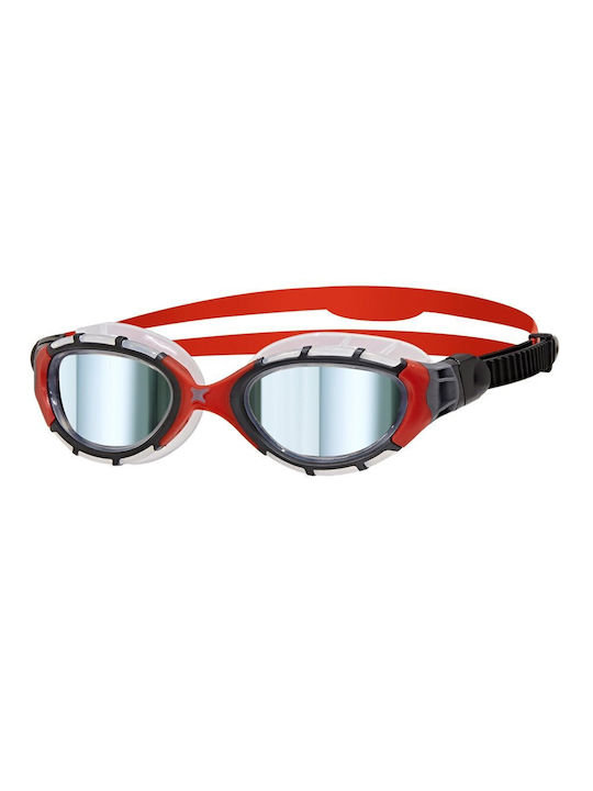 Zoggs Swimming Goggles Adults Red