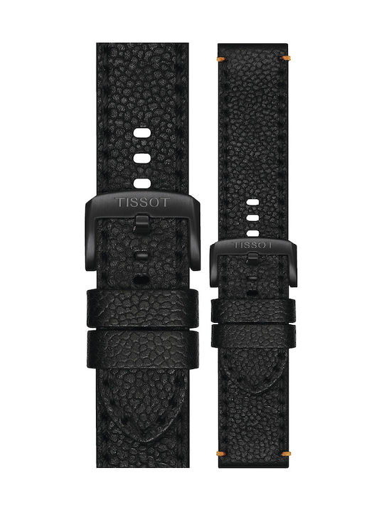 Tissot Leather Strap Black 22mm