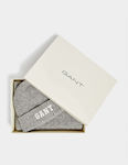 Gant Unisex Σετ με Σκούφο Πλεκτό σε Γκρι χρώμα