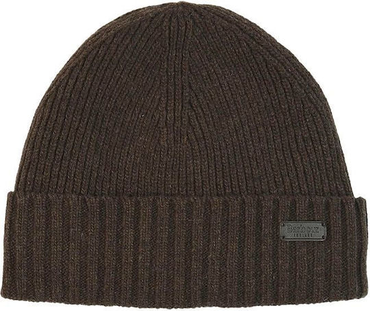 Beanie Unisex Beanie Knitted in Brown color