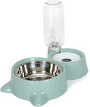 Automatic Feeder & Waterer for Cats Blue