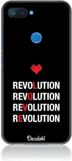 Love Revolution Back Cover Silicone Multicolour (Xiaomi Mi 8 Lite)