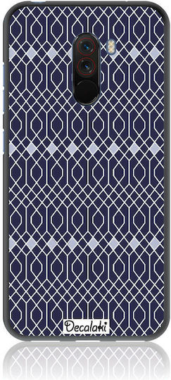 Rhombus Pattern Umschlag Rückseite Silikon Mehrfarbig (Pocophone F1)