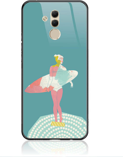 Surf Girl Задна корица Закалено стъкло Многоцветен (Honor 20 Lite)