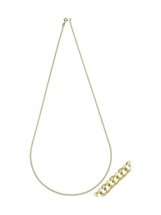 Senzio Belibasakis Two-tone Chain Neck made of Gold 14K Length 40cm
