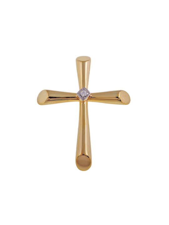 Senzio Belibasakis Damen Gold Kreuz 14K