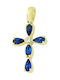 Senzio Belibasakis Women's Gold Cross 14K