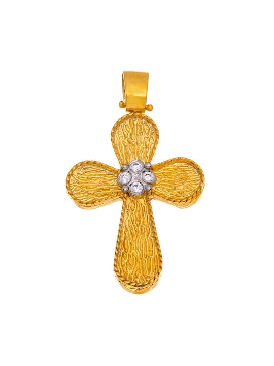 Senzio Belibasakis Damen Gold Kreuz 14K