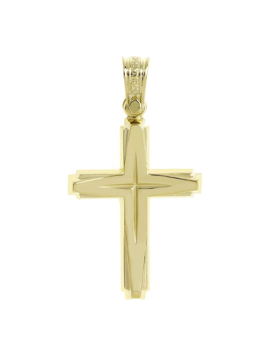 Triantos Men's Gold Cross 14K