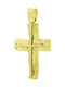 Metrongold Herren Gold Kreuz 14K