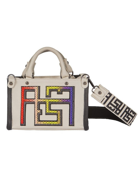 Ames Lithos Leather Women's Bag Shopper Mini Mu...